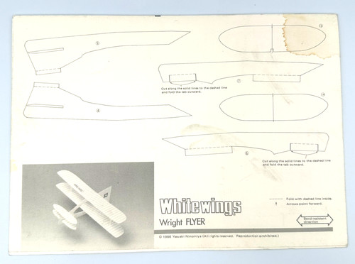 1986 whitewings wright flyer - whitewings,